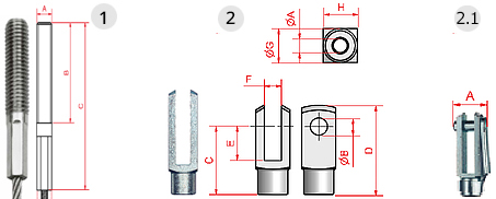 steel cable with threaded ends