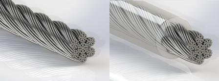 Edelstahlseil 6x19