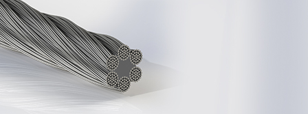 Stahlseil Fasereinlage 6 x 37